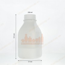 Vỏ chai nhựa HDPE đựng sữa tươi 250ml 500ml